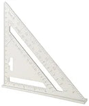 Deli EDL4041Y 18cm Triangle Carpenter Square – Heavy Duty Precision Measuring Tool for Carpentry, Woodworking, Construction, and Layout Applications