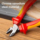 Deli EDL512206 6" 160mm Insulated Labor-Saving Diagonal Cutting Pliers – Heavy Duty Professional Electrical Cutting Tool for Workshop, Installation, and Maintenance Applications