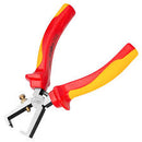 Deli EDL515006 6" 160mm Insulated Wire Stripping Pliers – Heavy Duty Professional Electrical Tool for Workshop, Installation, and Maintenance Applications