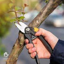 Deli EDL580101 8" 200mm Light Pruning Shears – Heavy Duty Professional Garden Shears with 55