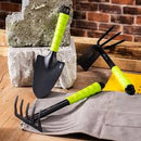 Deli EDL580803 3pcs 310mm 12" Lopper Set – Heavy Duty Gardening Hoe, Shovel, and Rake for Lawn Maintenance Workshop and DIY Use