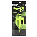 Deli EDL581302 3/4" Plastic Auto Gear Sprinkler – Heavy Duty Rotary Garden Watering Sprinkler with Plastic Spike for Lawn Irrigation Workshop and DIY Use