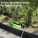 Deli EDL581303 17 Holes Oscillating Sprinkler – Heavy Duty Brass Jet Nozzle Garden Sprinkler for Lawns Irrigation Workshop and DIY Use