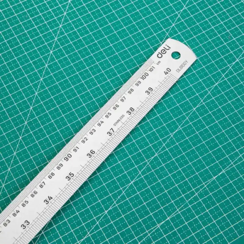 Deli EDL8100Y 100cm 3.5cm Steel Ruler | Digital Store | Nairobi, Kenya