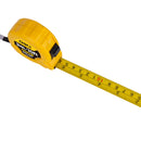 Deli EDL9003Y 3m x 16mm Steel Measuring Tape – Heavy Duty Professional One-Button Tape with Metric and Inch Markings for Workshop, Construction, and Industrial Applications