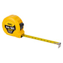 Deli EDL9005Y 5m x 16mm Steel Measuring Tape – Heavy Duty Professional One-Button Tape with Metric and Inch Markings for Workshop, Construction, and Industrial Applications