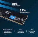 Crucial 16GB 5600MHz DDR5 desktop memory CT16G56C46U5 label
