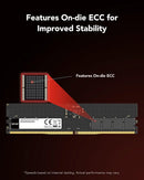Lexar 32GB DDR5 5600MHz RAM module installed in desktop motherboard slot