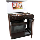 ELBA EB/114 4 Gas Burners + 2 Electric Plates Cooker – Dual Fuel Cooking, Powerful Performance, Ideal for Home