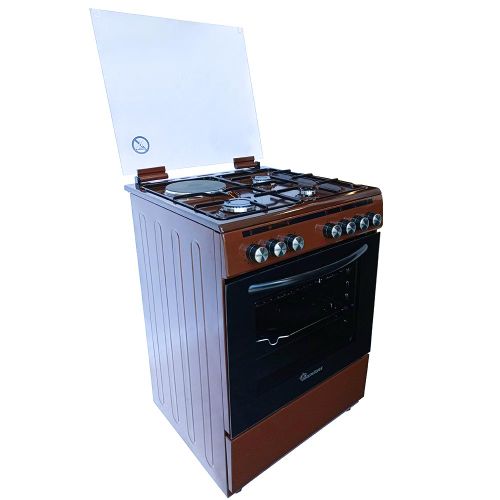 Ramtons EB/302 4-Gas 50x50 Brown Cooker – Durable, Efficient & Stylish Kitchen Essential