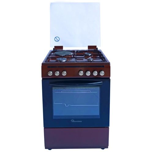 Ramtons EB/302 4-Gas 50x50 Brown Cooker – Durable, Efficient & Stylish Kitchen Essential