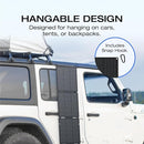 EcoFlow-60W-portable solar panel-ECOFLO60WSP-hangable design with snap hook on car
