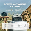 EcoFlow RIVER 2 portable power station ECOFLORIV2 600W x boost outdoor camping setup