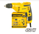 UYUSTOOLS ED-TLA10 Electric Drill 10mm, 450W – Heavy-Duty Corded Hand Drill for Wood, Metal & DIY Projects, High Power Motor for Professional and Home Use