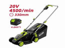 Deli EDG500-1 20V Cordless Lawn Mower – Battery Powered Grass Cutter for Fast, Clean & Quiet Garden Lawn Trimming
