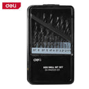 Deli EDH-MHZ025-ED1 25pcs HSS Drill Bit Set – Professional High-Speed Steel Drill Bits for Workshop, Construction, Metalworking, and Industrial Applications