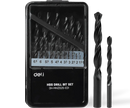 Deli EDH-MHZ025-ED1 25pcs HSS Drill Bit Set – Professional High-Speed Steel Drill Bits for Workshop, Construction, Metalworking, and Industrial Applications