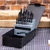 Deli EDH-MHZ025-ED1 25pcs HSS Drill Bit Set – Professional High-Speed Steel Drill Bits for Workshop, Construction, Metalworking, and Industrial Applications