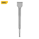 Deli EDH-YBZ40250-E1 14 x 250 x 40mm SDS Plus Chisel – Heavy Duty Masonry Chisel for Concrete, Brick, and Construction Demolition Applications