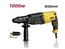 Deli EDL-DC28-E3 1000W Rotary Hammer  – Heavy-Duty SDS-Plus Hammer Drill for Concrete Drilling, Chiseling & Demolition Work