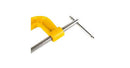 Deli EDL-G206 6" 150mm G Clamp – Heavy Duty Industrial Screw Clamp for Woodworking, Metal Fabrication, Workshop Assembly, and Construction Applications