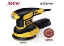 Deli EDL-SG125-E3 360W Rotary Sander 12,000RPM – 6-Speed Buffing & Sanding Tool for Wood & Metal (240V/60Hz)