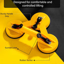 Deli EDL-XP23 125kg Glass Sucker – Heavy Duty Single Suction Cup Lifter with Powerful Pull Force for Glass Handling, Tile and Smooth Surface Lifting Applications