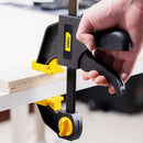 Deli EDL110124 63x600mm Quick Bar Clamp – Heavy Duty Industrial Clamp with 90N Maximum Force for Woodworking, Metal Fabrication, Workshop Assembly, and Construction Applications