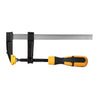 Deli EDL110515 50x150mm F Clamp – Heavy Duty Industrial Clamp with 1000N Maximum Force for Woodworking, Metal Fabrication, Workshop Assembly, and Construction Applications