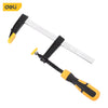 Deli EDL110515 50x150mm F Clamp – Heavy Duty Industrial Clamp with 1000N Maximum Force for Woodworking, Metal Fabrication, Workshop Assembly, and Construction Applications