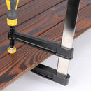 Deli EDL111250 120x500mm F Clamp – Heavy Duty Industrial Clamp with 2000N Maximum Force for Woodworking, Metal Fabrication, Workshop Assembly, and Construction Applications