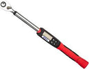 Deli EDL170340S 1/2 Inch Drive 34–340 N·m Electronic Torque Wrench – High Precision Digital Torque Wrench with CrMo Anvil for Automotive, Mechanical and Industrial Fastening Applications
