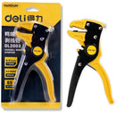 Deli EDL2003 6.5" 165mm Automatic Wire Stripper – Heavy Duty Professional Precision Electrical Tool for Workshop, Construction, Automotive, and Industrial Applications