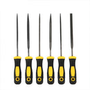 Deli EDL2141 140mm 3mm 6 Piece File Set – Precision Needle File Set for Metalworking, Woodworking, Jewelry, Craft, and Workshop Finishing Applications
