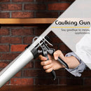 Deli EDL2380 15" Aluminum Handle Caulking Gun – Heavy Duty Professional Sealant and Adhesive Application Tool for Construction, Plumbing, Workshop, and Industrial Maintenance