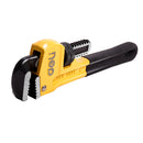Deli EDL2518 18" 450mm Pipe Wrench – Heavy Duty Adjustable Plumbing Wrench with Hardened Steel Jaws for Pipe Fitting, Plumbing & Mechanical Repairs