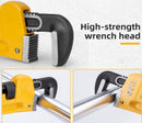Deli EDL2536 36-Inch Heavy-Duty Pipe Wrench – Professional Adjustable Plumbing Wrench for Large Pipes