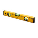 Deli EDL290300 30cm Spirit Level – 3-Piece Heavy Duty Professional Square Spirit Bulb Set for Workshop, Construction, Carpentry, and Industrial Precision Measurement