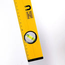 Deli EDL291000 100cm Spirit Level – 3-Piece Heavy Duty Professional Square Spirit Bulbs with One Side Milled for Workshop, Construction, Carpentry, and Industrial Precision Measurement