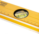 Deli EDL291000 100cm Spirit Level – 3-Piece Heavy Duty Professional Square Spirit Bulbs with One Side Milled for Workshop, Construction, Carpentry, and Industrial Precision Measurement
