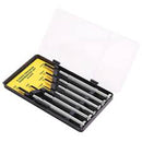 Deli EDL3206 6 Piece Clock Precision Screwdriver Set – Heavy Duty CR-V Tools for Watchmaking, Electronics, Workshop, and Maintenance Applications