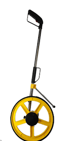 Deli EDL330112 Measuring Wheel - Heavy Duty Mechanical Distance Wheel with Analog Counter for Construction, Surveying & Outdoor Use