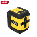 Deli EDL332102 Mini Laser 2-Line Projector - Compact Cross Line Laser Level with Self Leveling & Plumb Mode for Construction & DIY Alignment