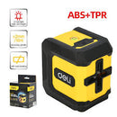 Deli EDL332102 Mini Laser 2-Line Projector - Compact Cross Line Laser Level with Self Leveling & Plumb Mode for Construction & DIY Alignment