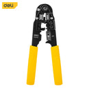 Deli EDL381008 205mm Modular Plug Crimper – 8P Heavy Duty Professional Precision Tool for Workshop, Networking, Electrical, and Industrial Applications