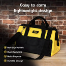 Deli EDL430016 36×18×25cm Tool Bag – Heavy Duty Professional Portable Utility Storage Bag for Workshop, Construction, Automotive, and Industrial Applications