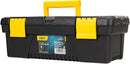 Deli EDL432414 14" Plastic Tool Box – Heavy Duty Professional Portable Storage Case for Workshop, Construction, Automotive, and Industrial Applications