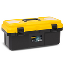 Deli EDL432620 455x220x190mm 20 inch Tool Box – Heavy Duty Professional Portable Storage Case for Workshop, Construction, Automotive, and Industrial Applications