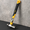 Deli EDL443020 2lb 1000g Ball Pein Hammer – Industrial Ball Pein Hammer for Metalworking, Workshop, Construction, and Professional Maintenance Applications