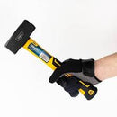 Deli EDL447010 2lb 1000g Stoning Hammer – Industrial Stoning Hammer for Masonry, Construction, Workshop, and Professional Maintenance Applications